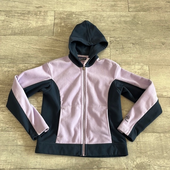 Patagonia Rhythm‎ Fleece Jacket Pink Women’s Hoodie Size Small Full Zip - Picture 2 of 8